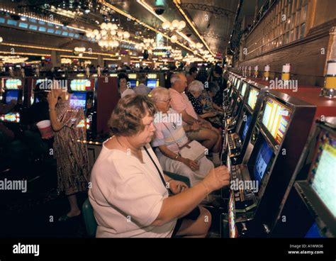 Old People Playing Slots .